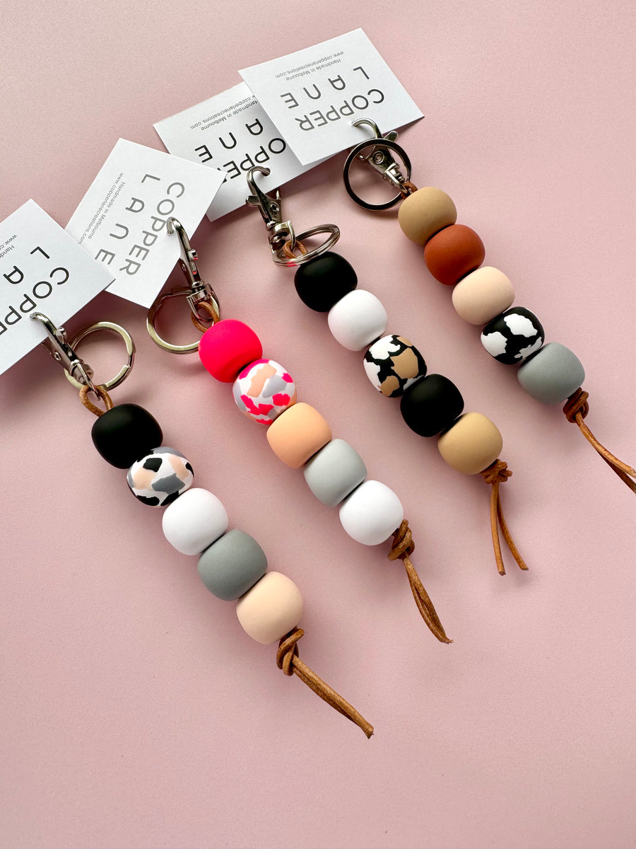 Summer Cocktail Key Ring