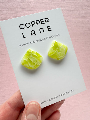 Lori Stud Earrings - Citrus