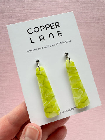 Stix Dangle Earrings - Citrus