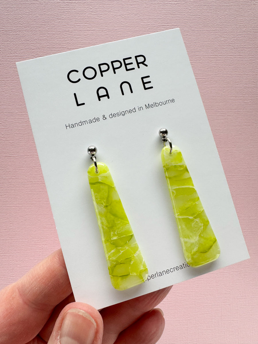 Stix Dangle Earrings - Citrus
