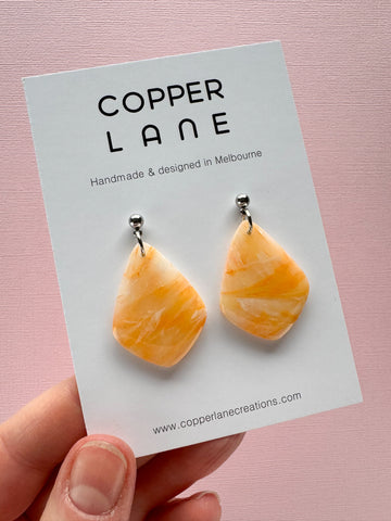 Bianca Dangle Earrings - Amorette Silver
