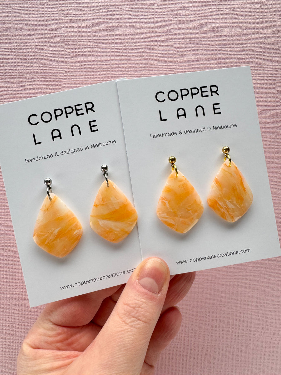 Bianca Dangle Earrings - Amorette Silver