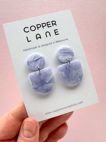 Jada Dangle Earrings - Stonewashed
