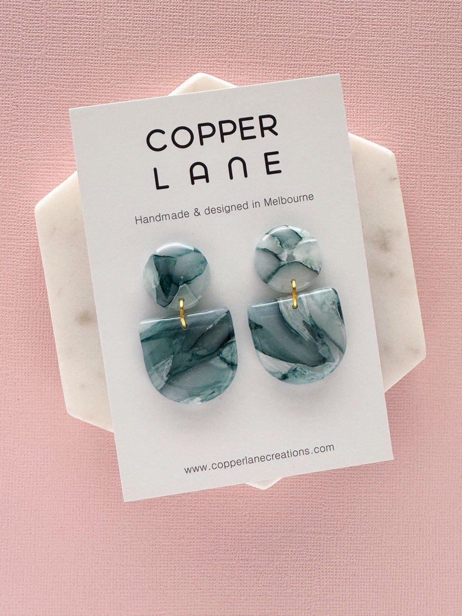 Jada Dangle Earrings - Seafoam